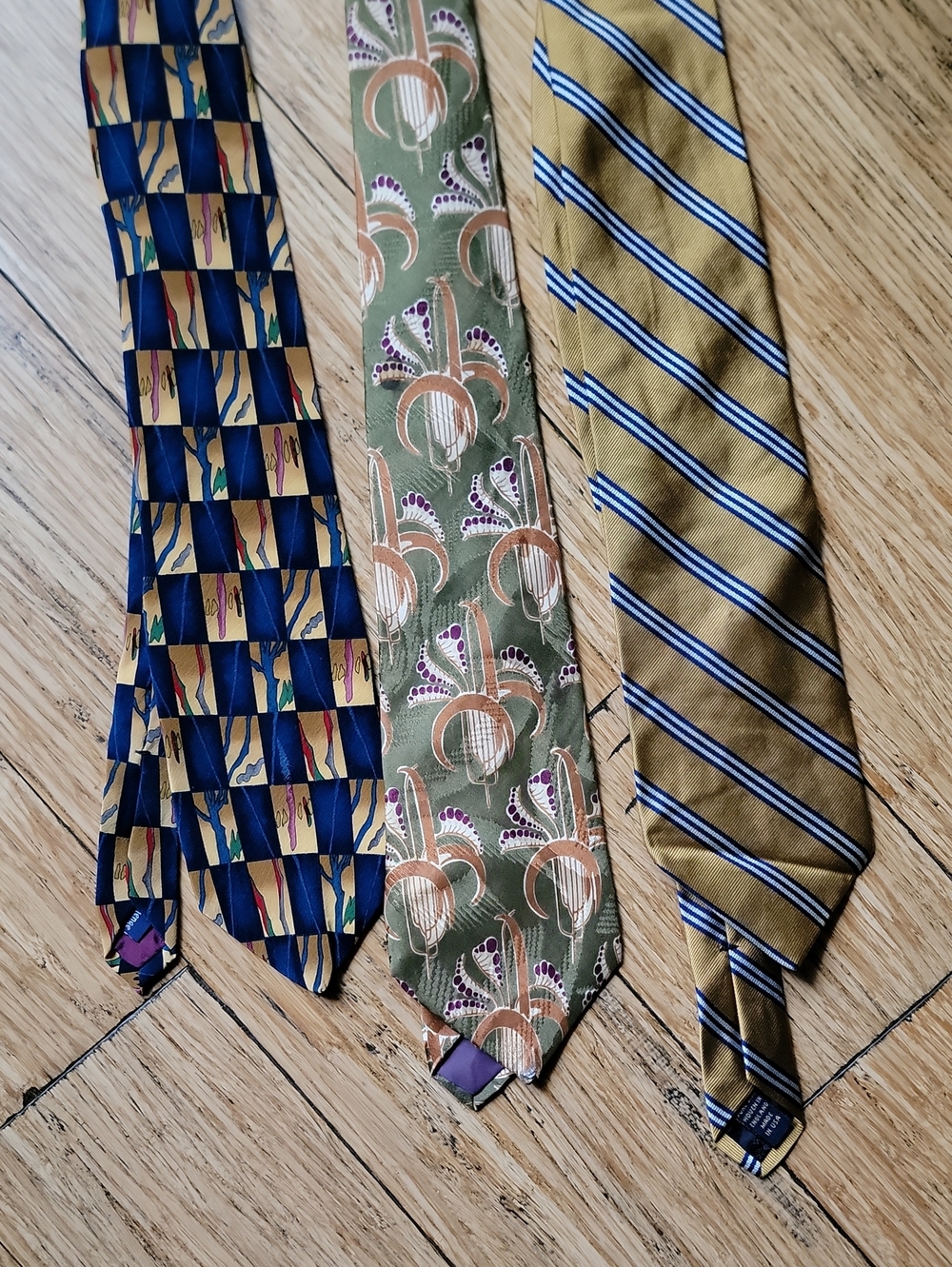 J. Garcia, Brooks Brithers And Pierce Cardin Ties